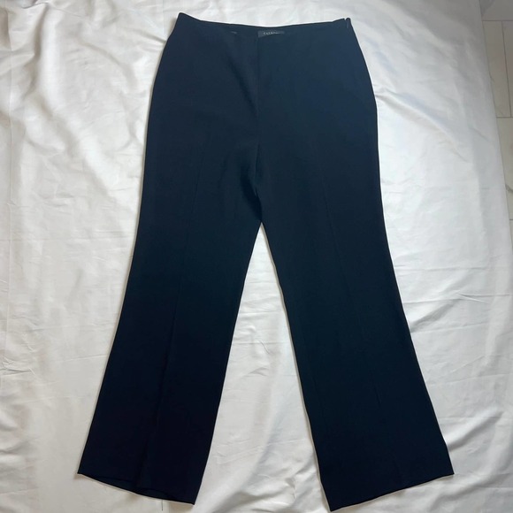 Talbots Classic side zip Full leg trouser pant black - Picture 1 of 9